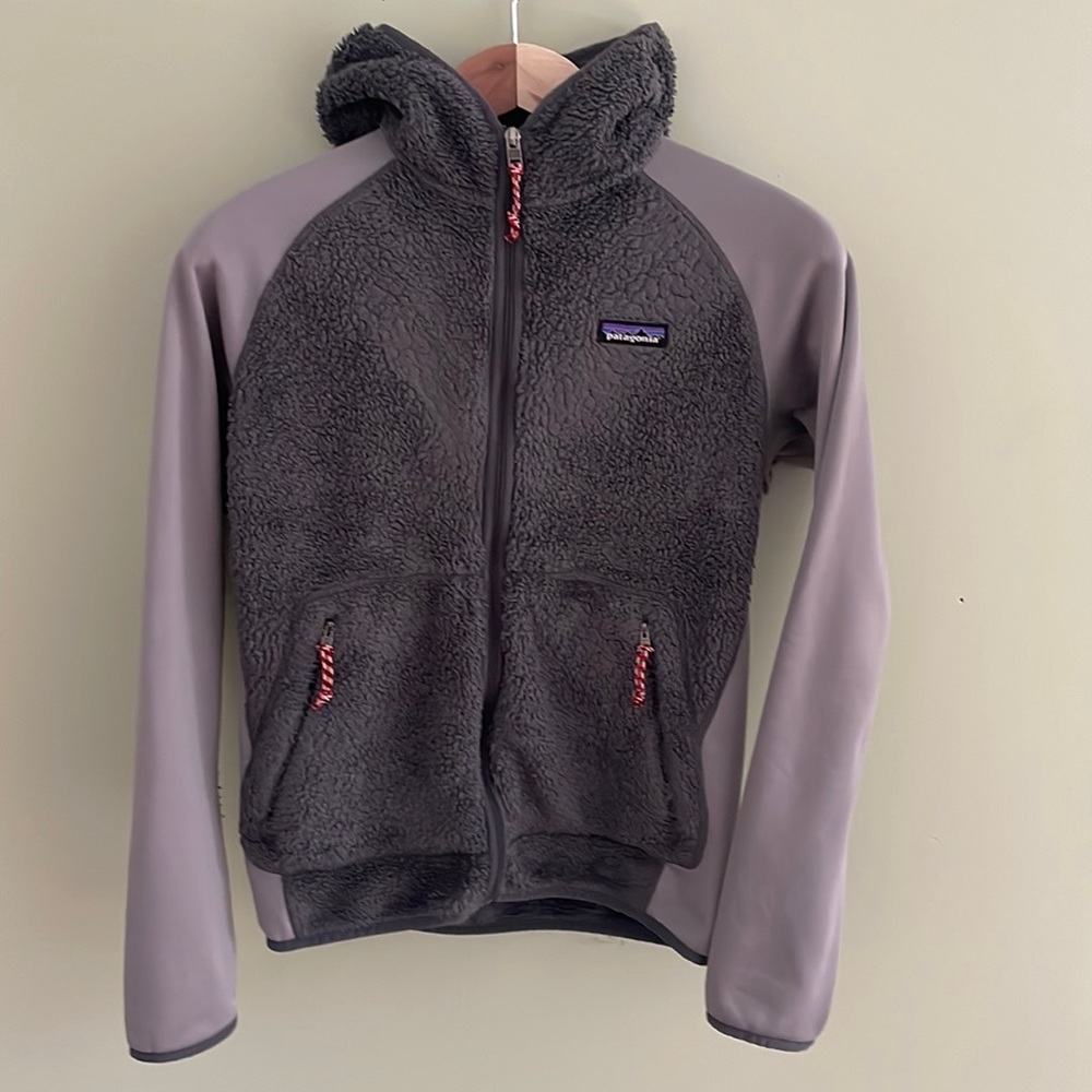 Men’s Patagonia Grey Fleece Full Zip Size Small